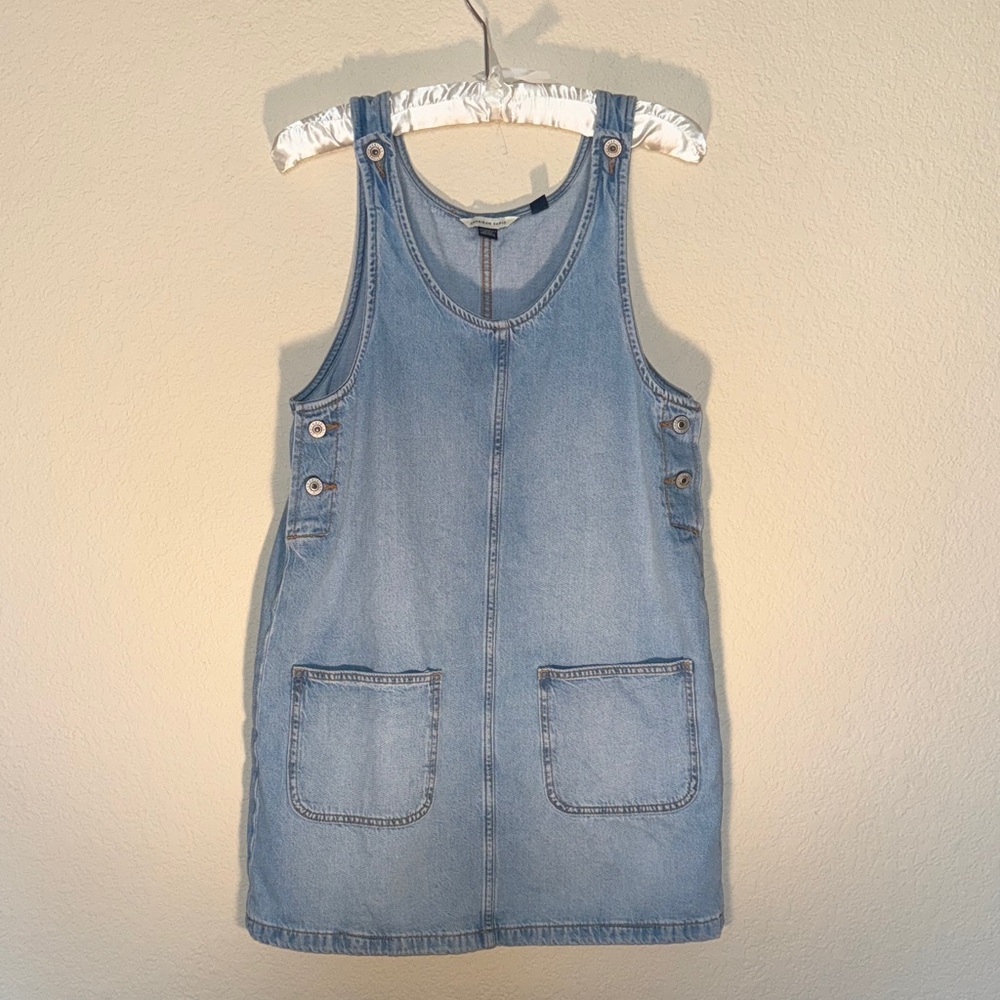 American Eagle Outfitters Light Blue Denim Dress